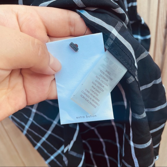 Calvin Klein  Windowpane Boyfriend Tunic - Picture 6 of 8